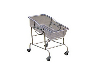 不銹鋼有機玻璃斜嬰兒床