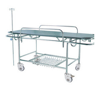 不銹鋼四小輪擔架車 ZB14