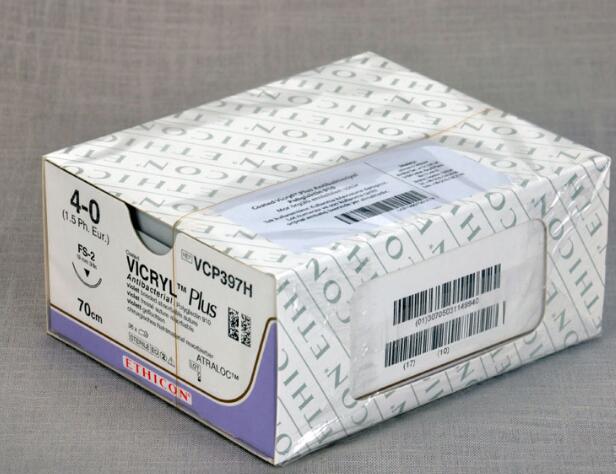 美國強(qiáng)生 ETHICON可吸收性縫線(帶針)VCP397H
