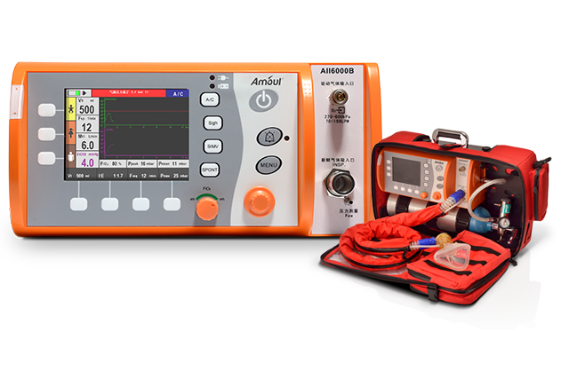 安保急救轉(zhuǎn)運呼吸機(jī)AII6000B/ AII6000B Plus