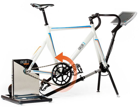 RBM elektronik-automatio離心自行車訓練器Cyclus2